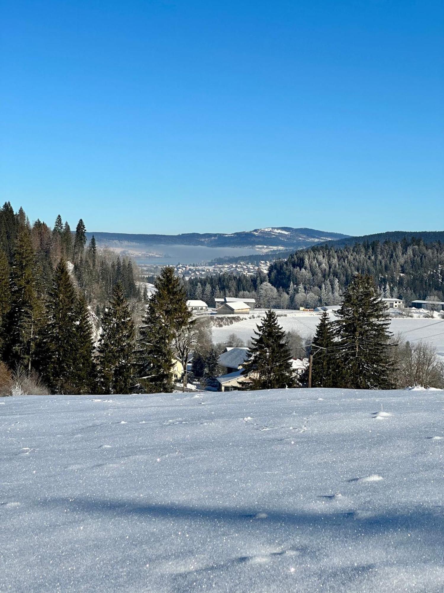 Le Belvedere Des Deux Lacs Le Brey et Maison du Bois Exterior foto